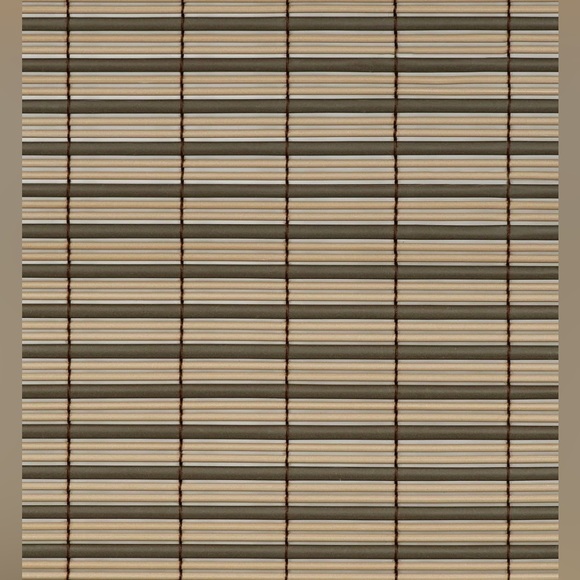 Porch & Den Longbow Vinyl Cordless Roll-up Veranda Blind 48x72 Desert/Almond - Picture 4 of 5